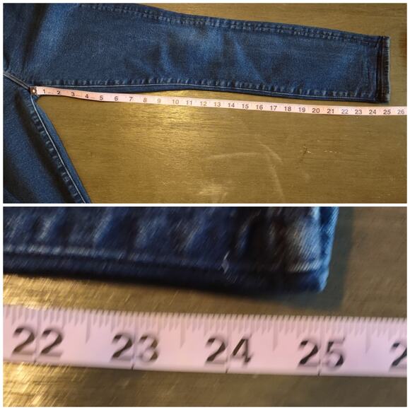 MOTHER The High Waisted Looker Crop Skinny Leg Jeans in Hot Rod Size 24 - Picture 8 of 16